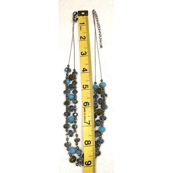 Charming Charlie Shades of Blue Faceted Beads - Picture 6 of 8